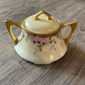 Hand Painted Sugar Pot